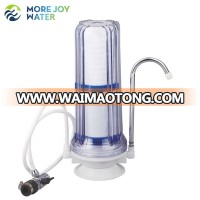 10" Single stage water purifier plastic countertop water filter